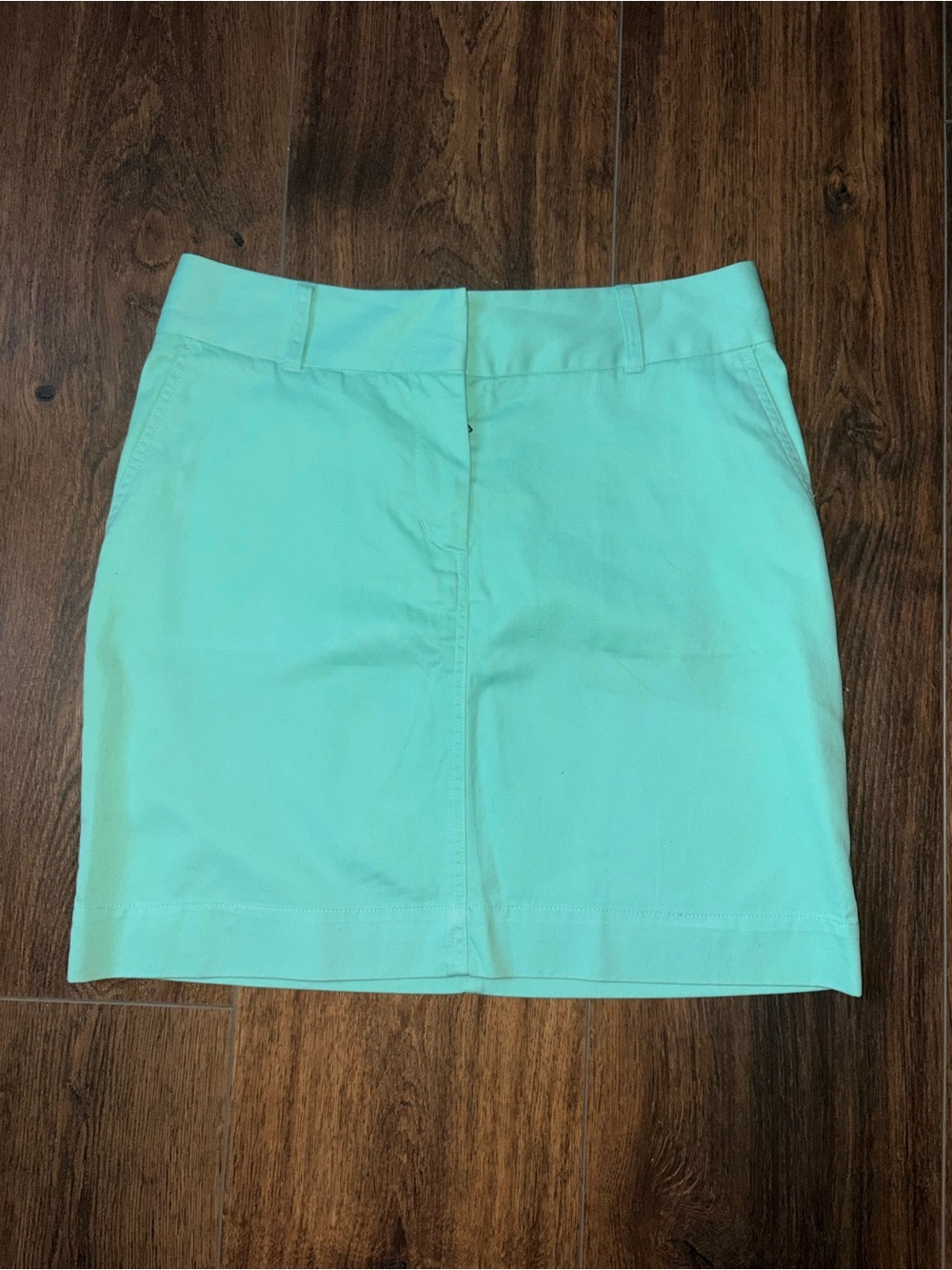 Vineyard Vines Mint Green Every-Day Cotton Chino Mini Skirt Size 4